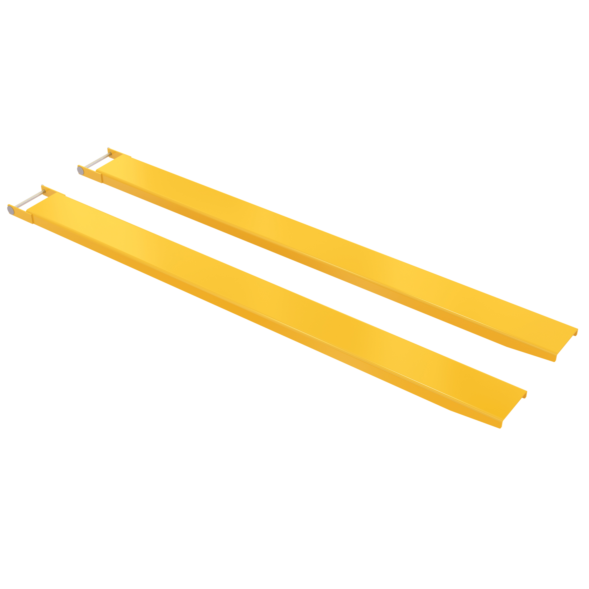 Vestil Pin Style Fork Extensions - 8.5in. x 96in., 4000-Lb. Capacity, Steel, Model# FE-8-96-P